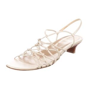 Stuart Weitzman Leather Slingback Sandals
Kitten Heels